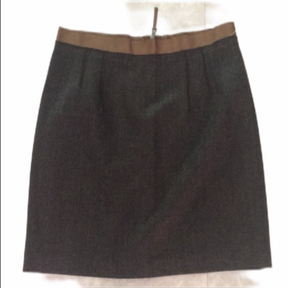 🆕 Loft Brown Wool Skirt 10